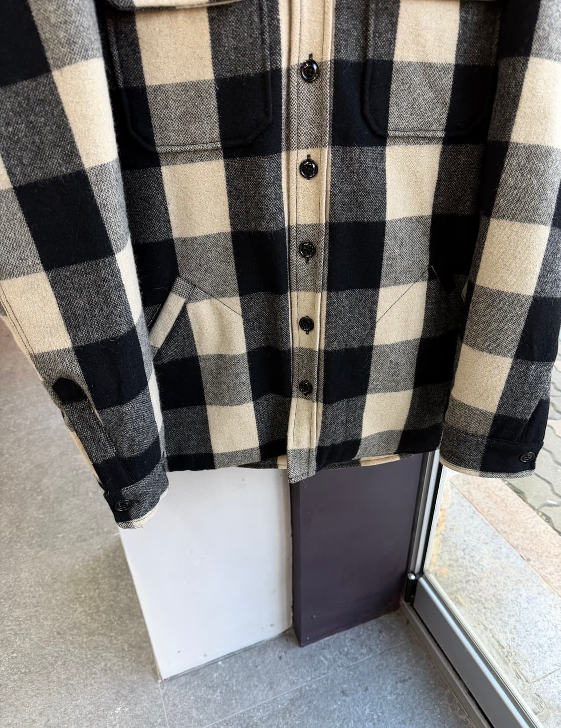 L/ R13 알써틴 구스다운 버팔로 울 패딩점퍼 상품이미지4