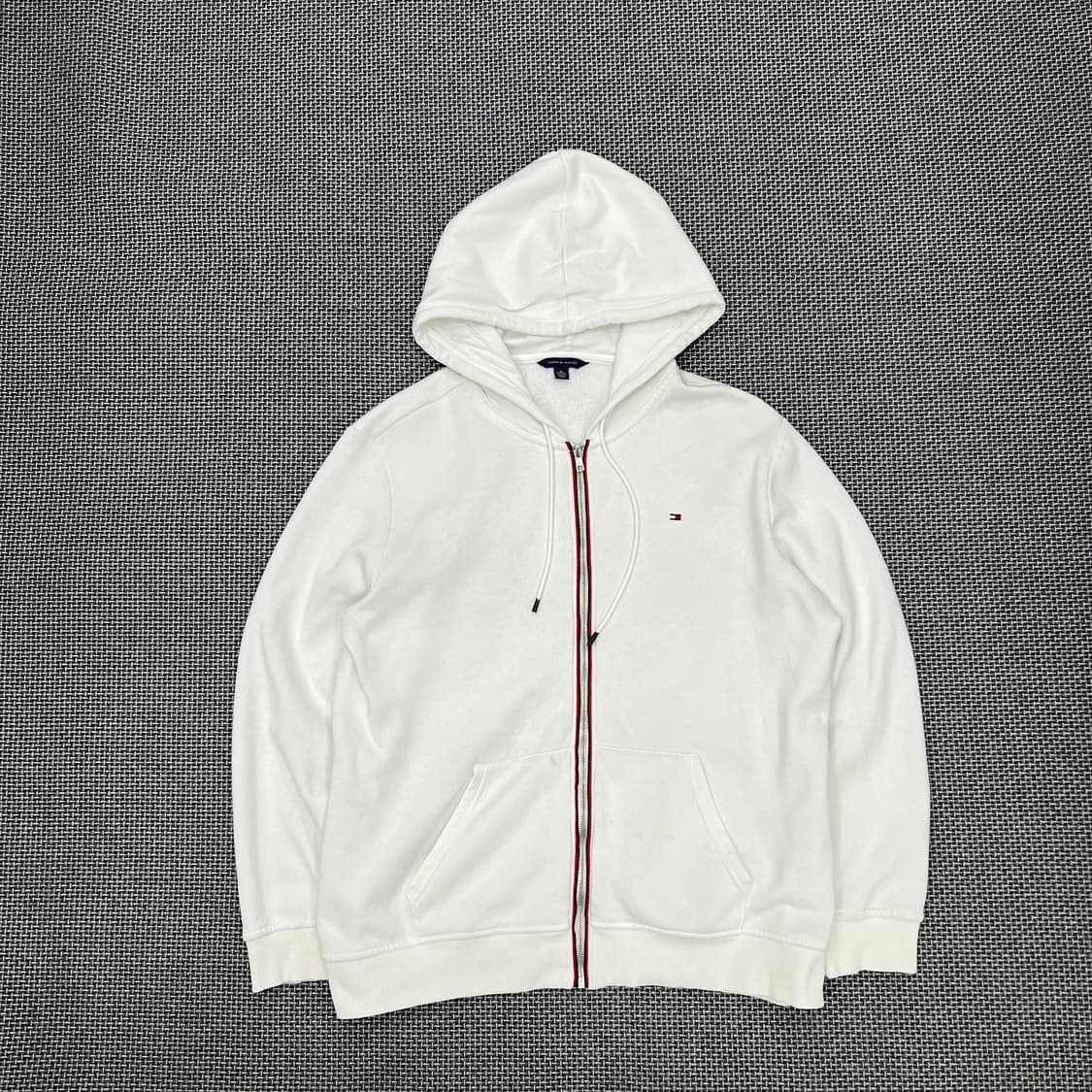 타미힐피거 화이트 후드집업 상품이미지1