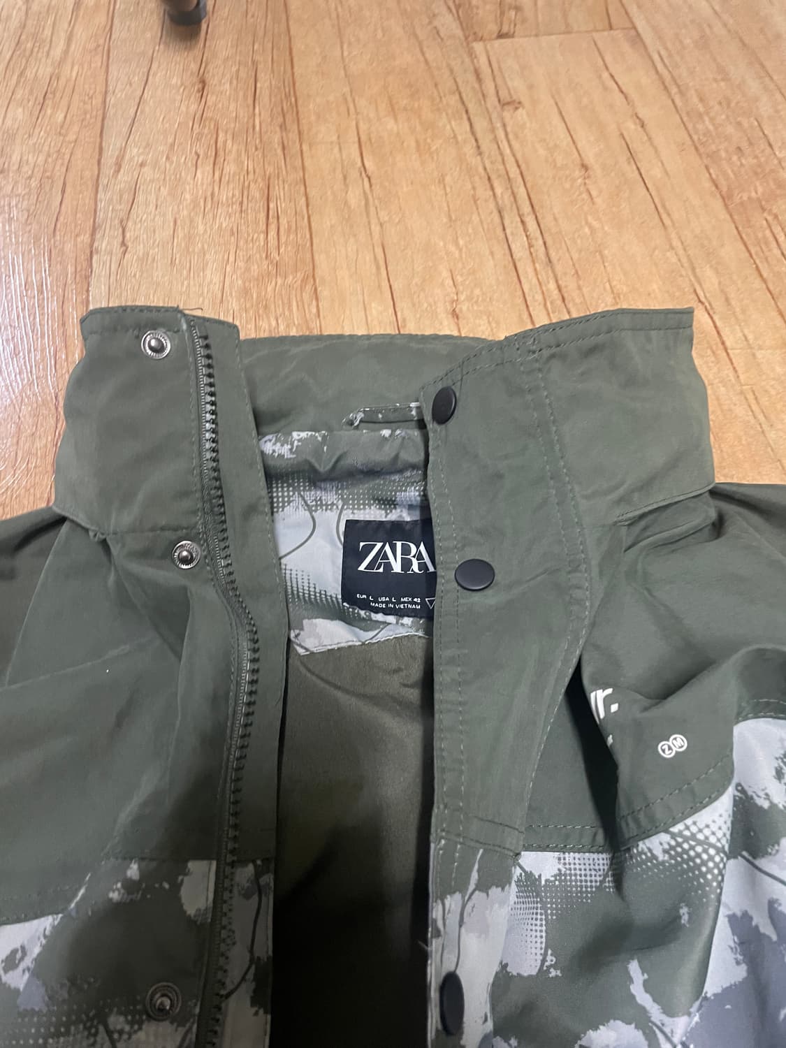 자라 바람막이 야상 자켓 L 상품이미지4