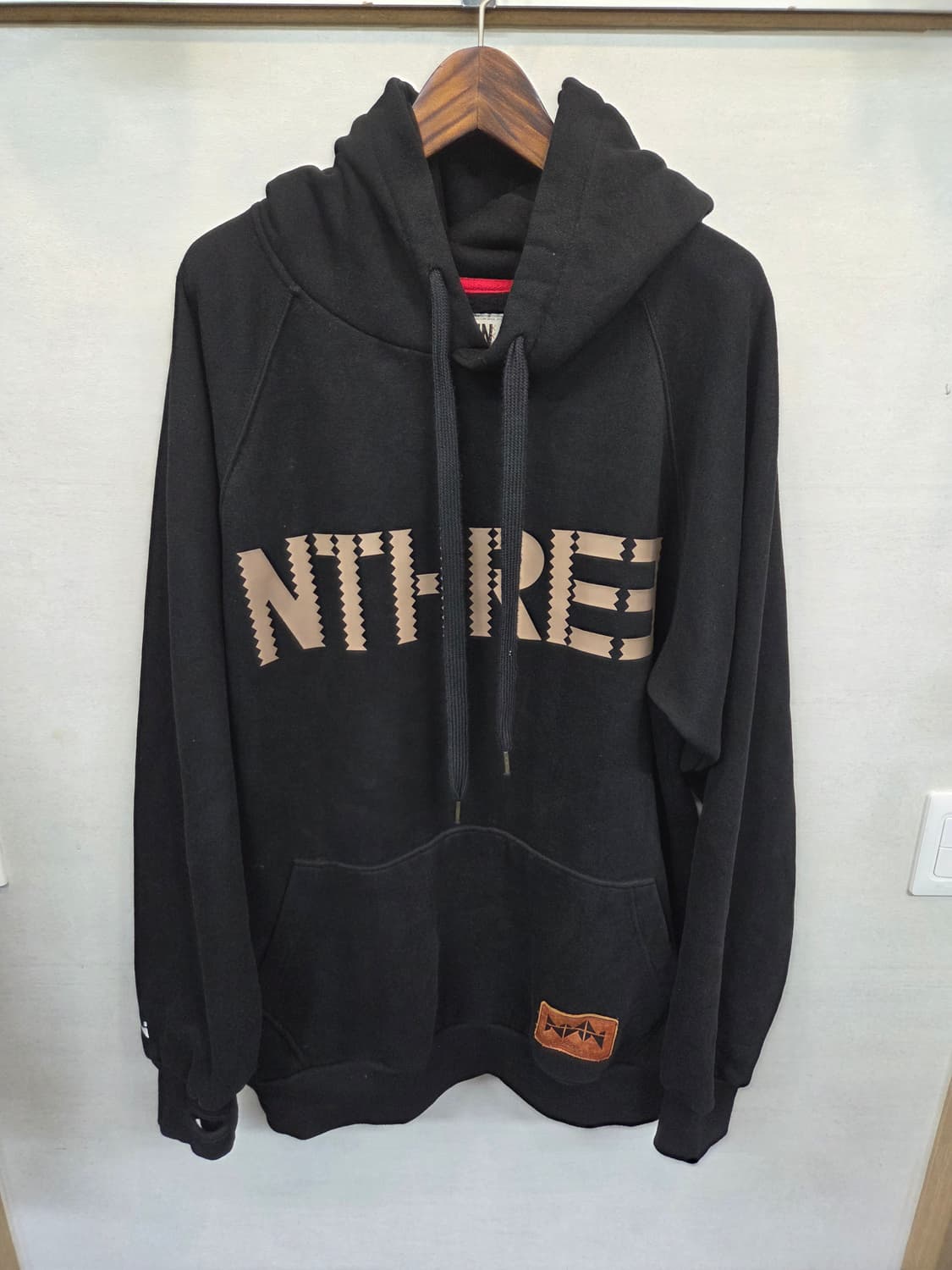 엔쓰리 스노우보드 기모 후드티 L xl 상품이미지1