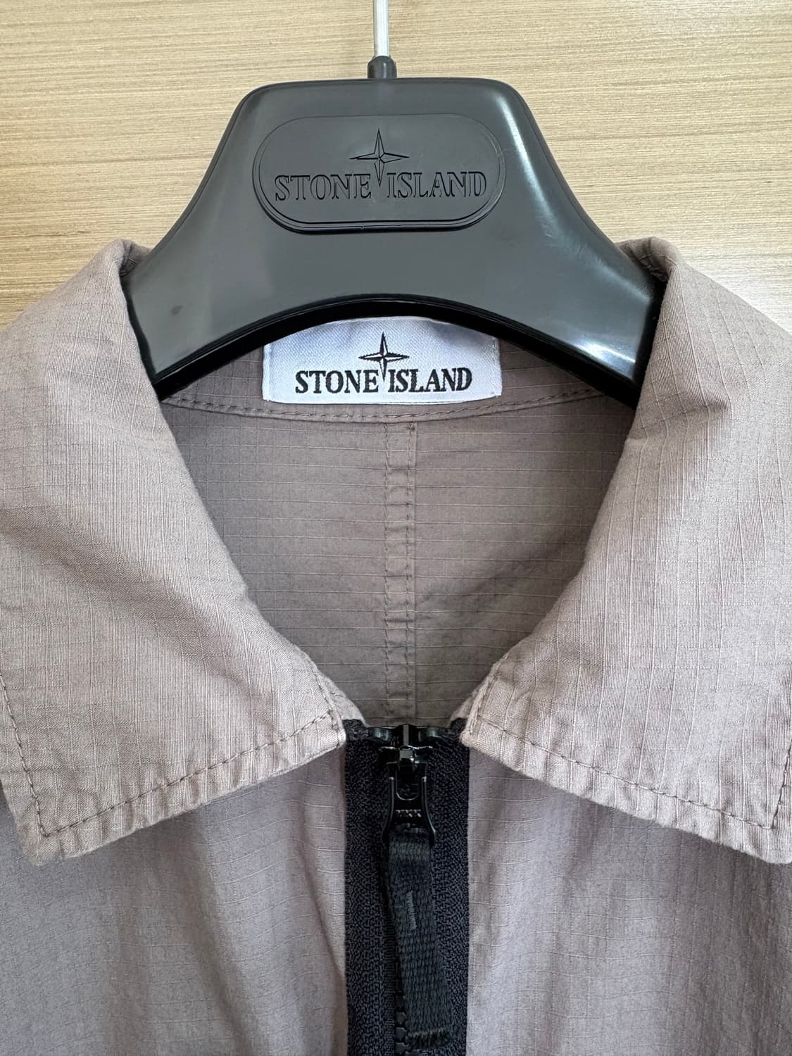스톤 아일랜드 코튼 오버셔츠 다크 그레이 L 상품이미지2