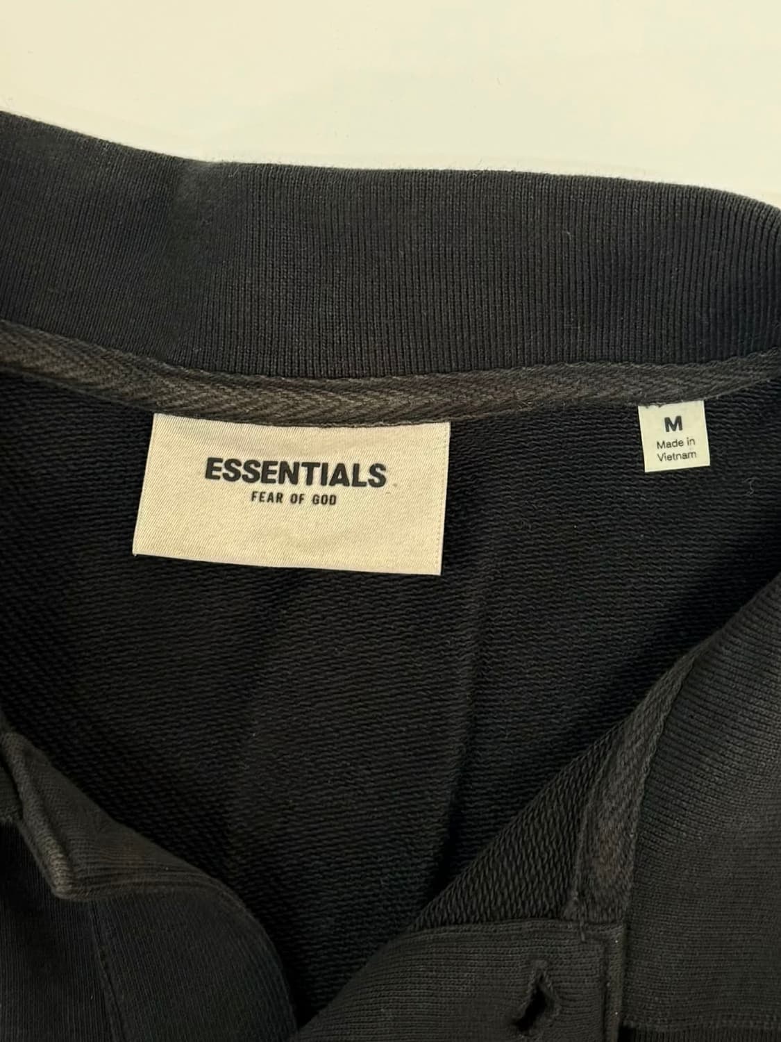 [M] 에센셜 피어오브갓 폴로 맨투맨 카라넥 스웻 셔츠 상품이미지3