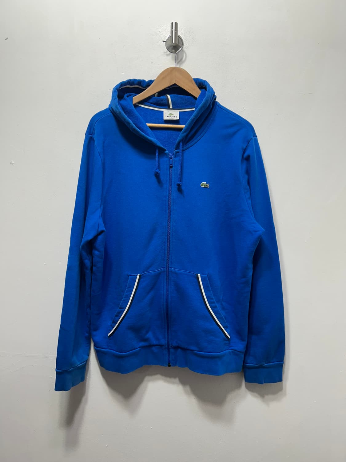 라코스테 후드집업 상의 블루 XL  상품이미지1