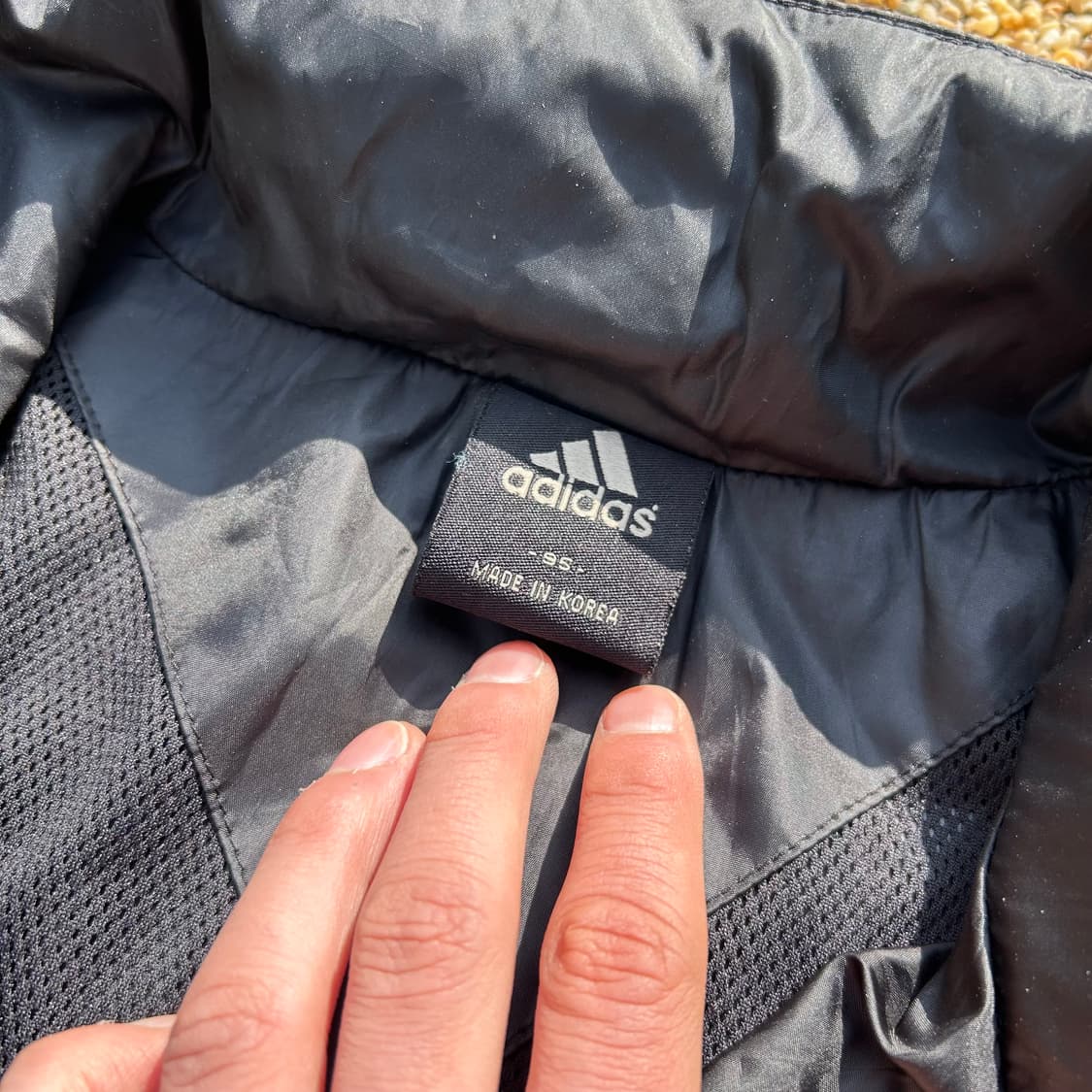 아디다스(ADIDAS)블랙 바람막이 자켓 상품이미지4