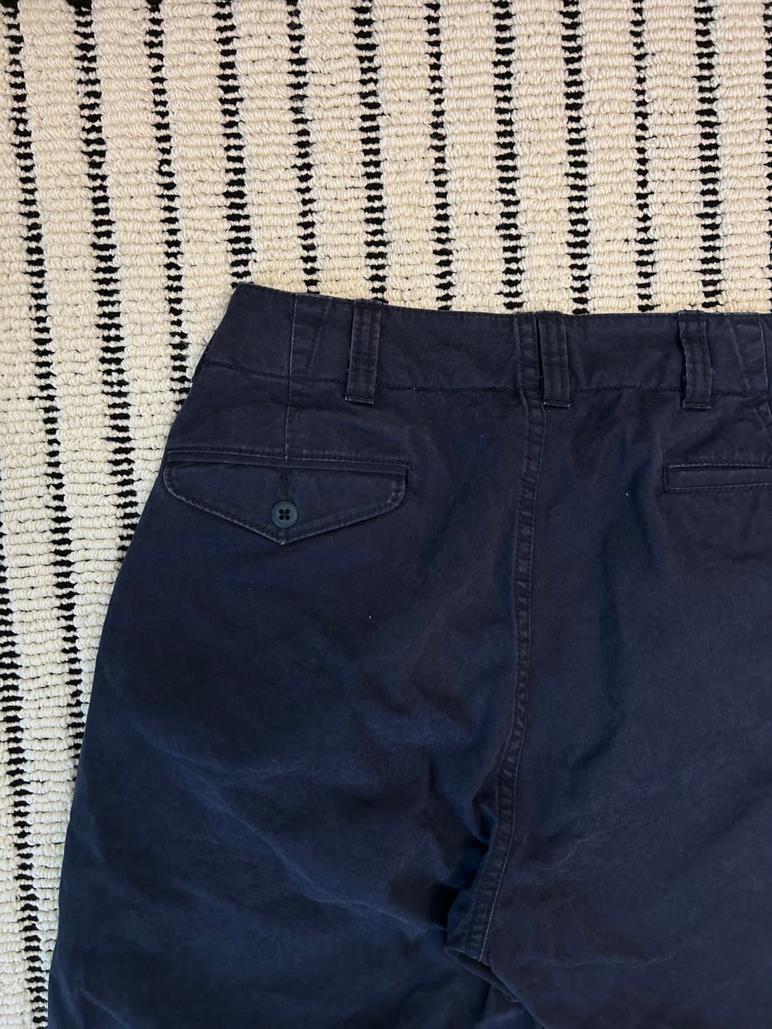 코튼 네이비 치노팬츠 (made in japan) 상품이미지5