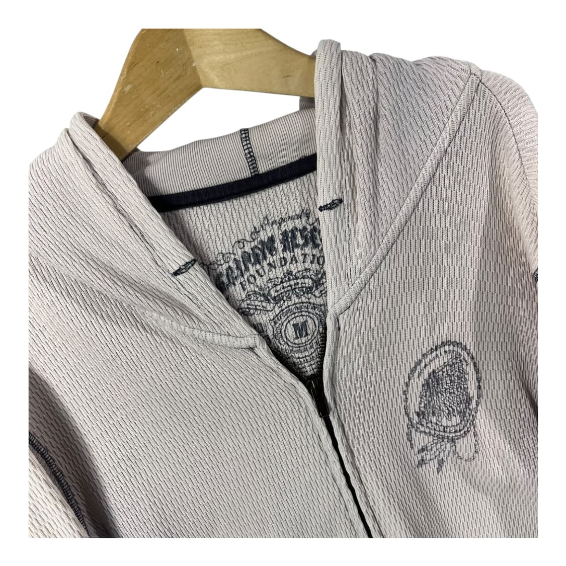 [JPN] 빈티지 그런지 와플 후드집업 상품이미지3