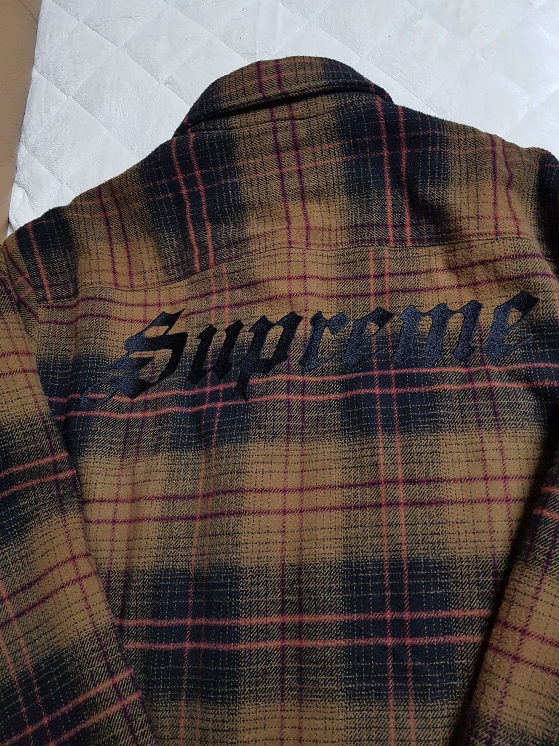 슈프림 라인드 플란넬 스냅 셔츠 자켓 23FW 상품이미지3