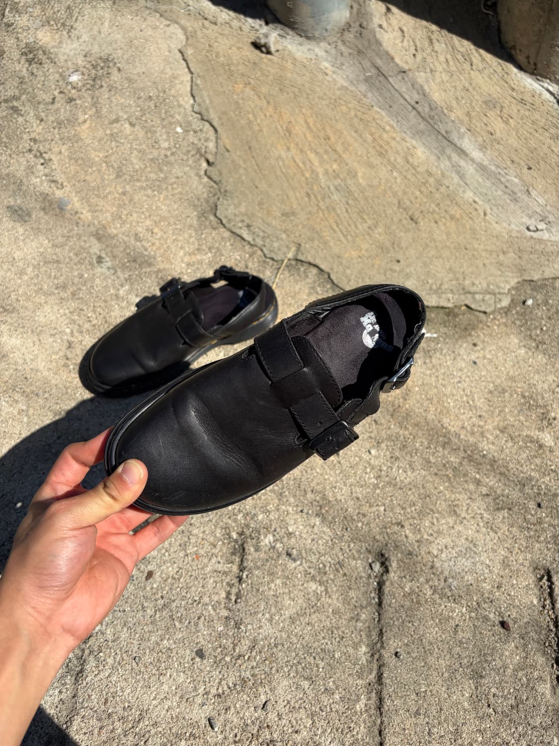 230) Dr. Martens 조지 버클 레더 뮬 상품이미지4