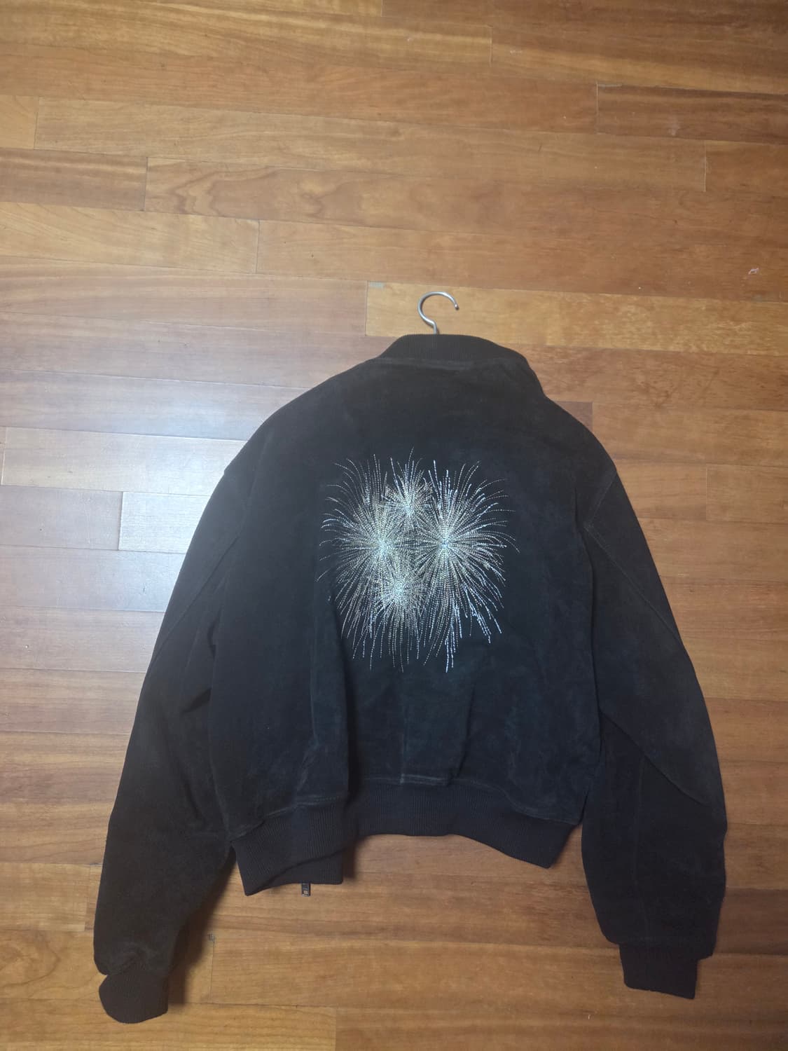 1) 언더마이카 불꽃 스웨이드 블루종 자켓 상품이미지3