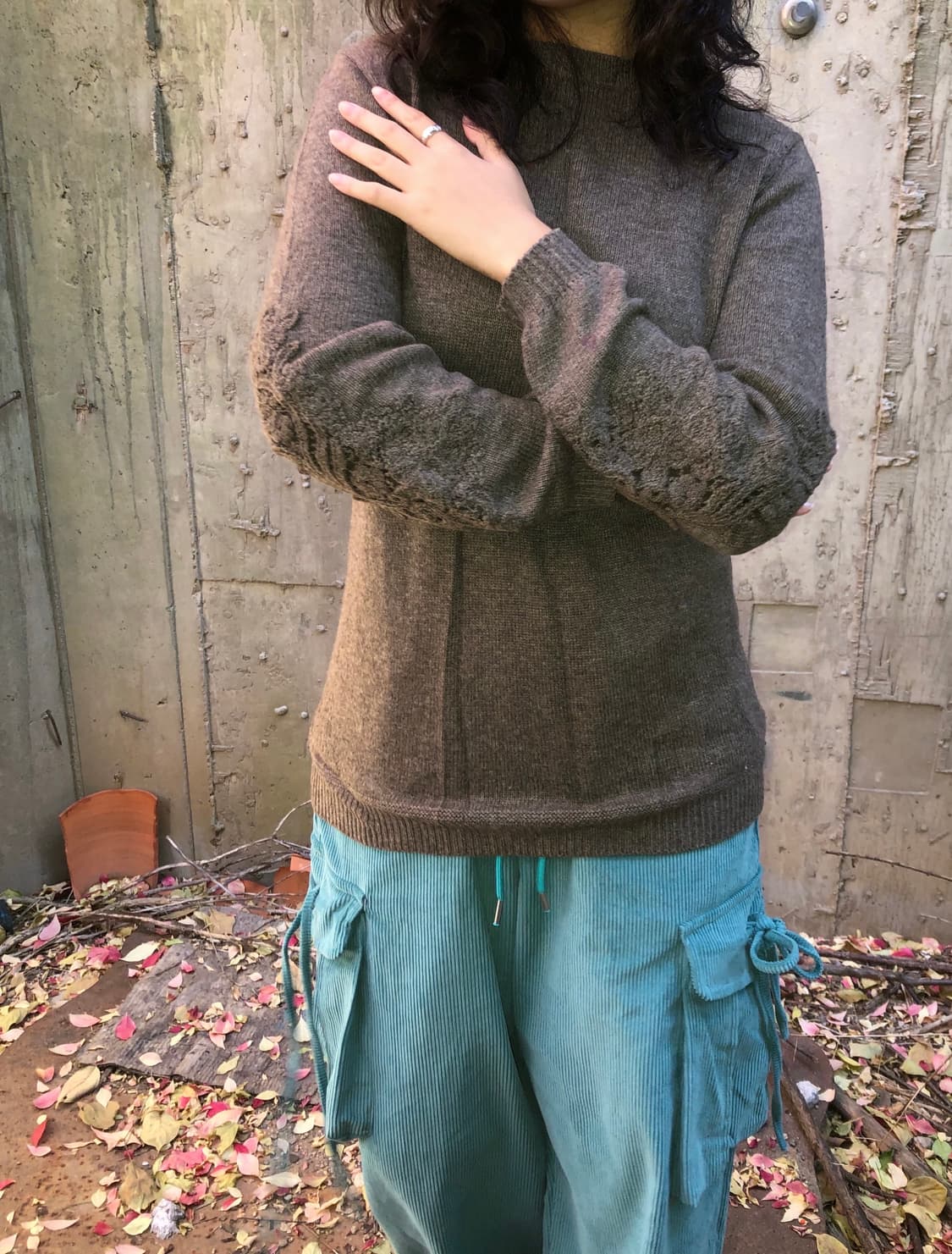 braun knit 상품이미지5