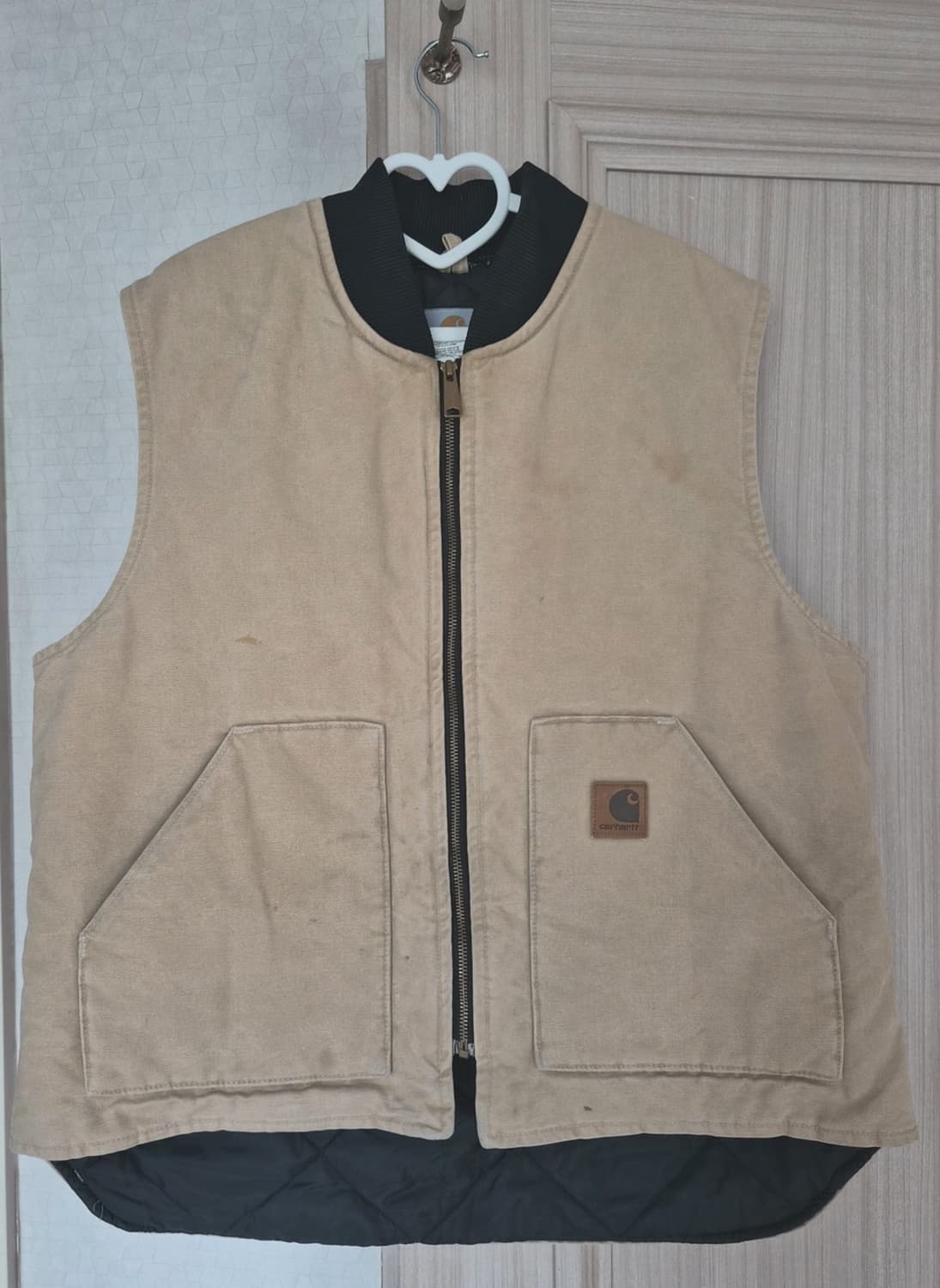 칼하트 베이지 조끼베스트 상품이미지1