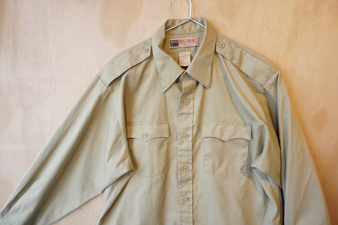 (105-107)80s 빅맥 USA 워크셔츠 BIG MAC 상품이미지4