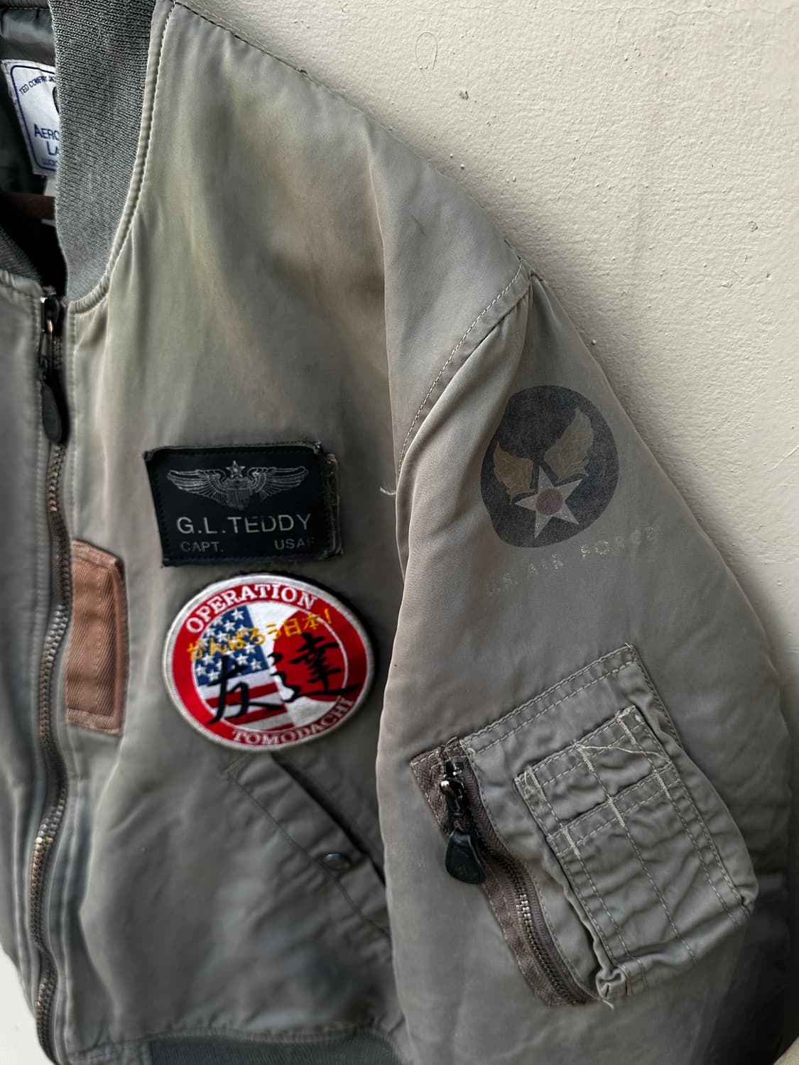 TED COMPANY 테드컴퍼니 MA-1 Flight Jacket 상품이미지2