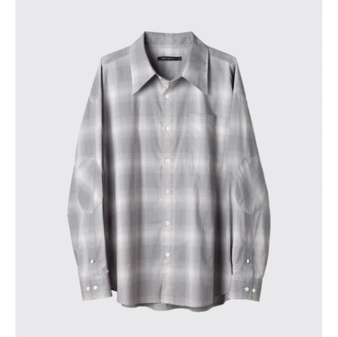 해칭룸 Archive shirt V2 cool grey check(2) 상품이미지2