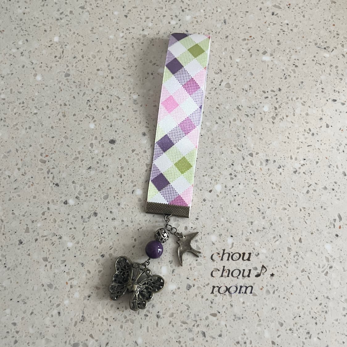 리본 펜던트 책갈피 ⊰dreamy butterfly⊱ bookmark 상품이미지2