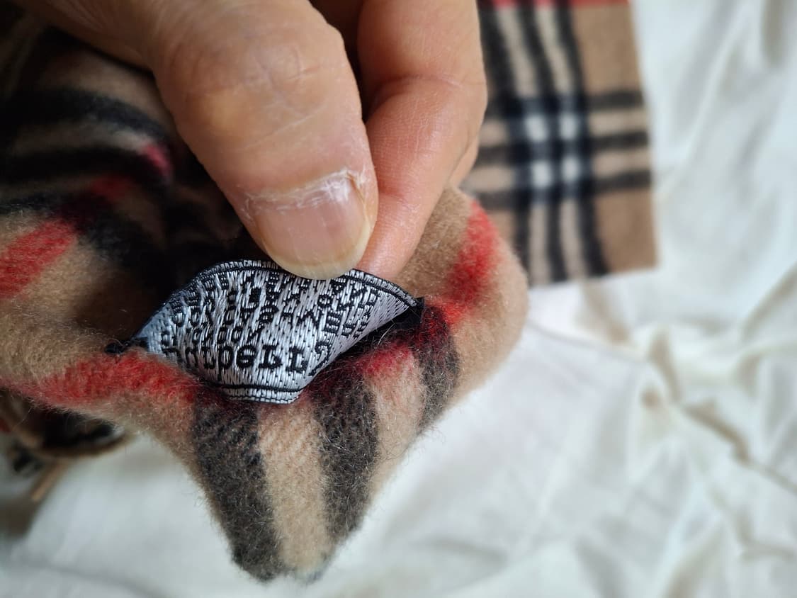 (100%정품)🇬🇧최상급 버버리 캐시미어 머플러 목도리 노바체크 상품이미지2