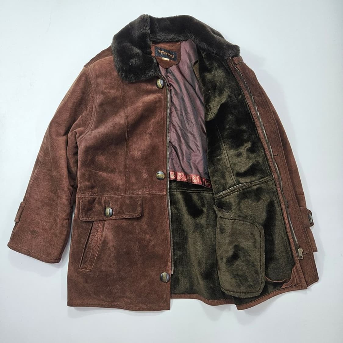 STEPHNO 빈티지 돈피 무스탕 L 상품이미지5