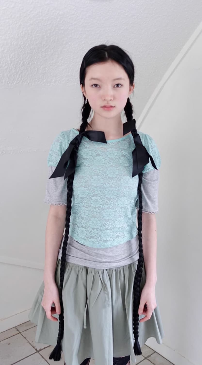 Farie rosie lace half top HALFTOP 상품이미지2