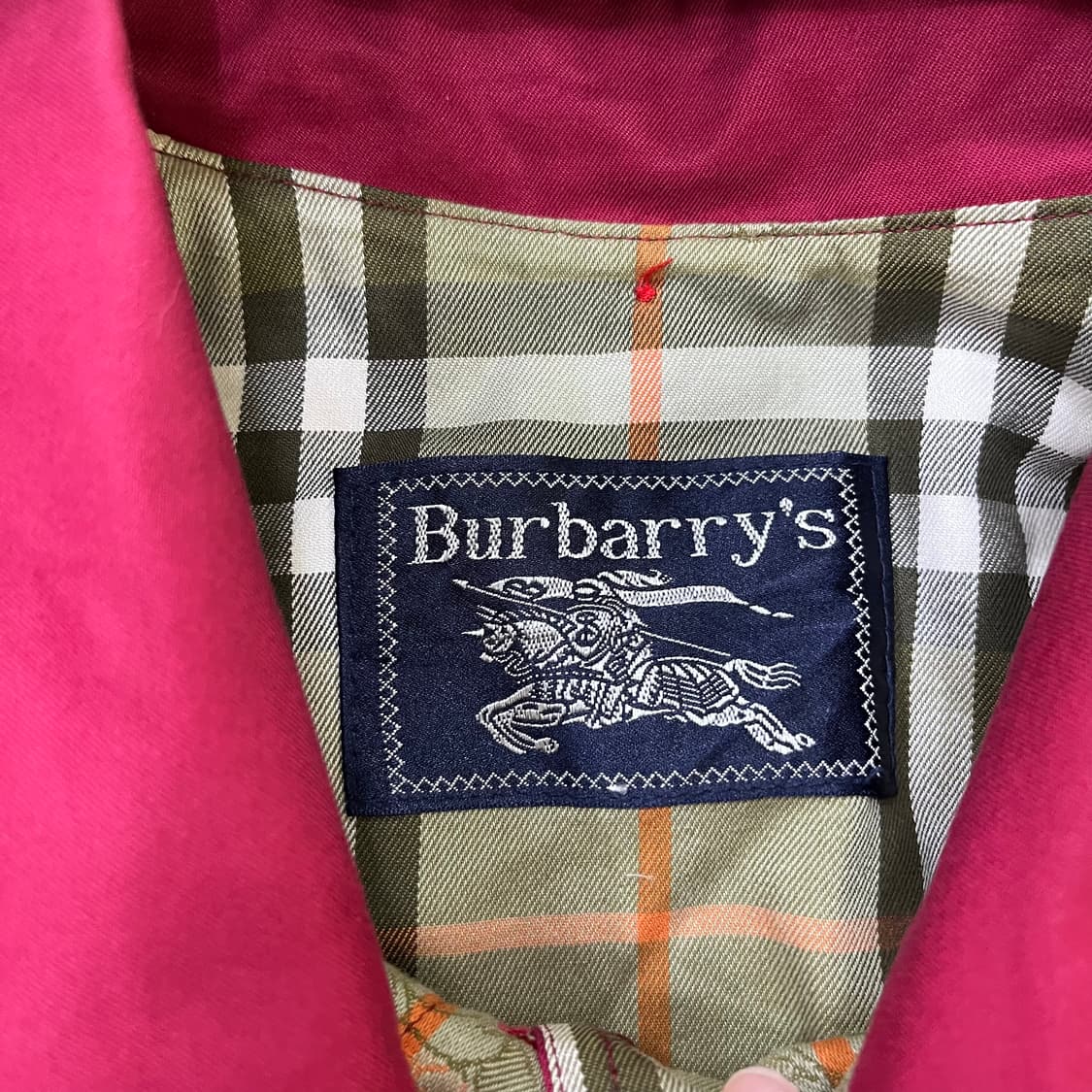 실측확인 고급 체크 트렌치코트 0402M 상품이미지2