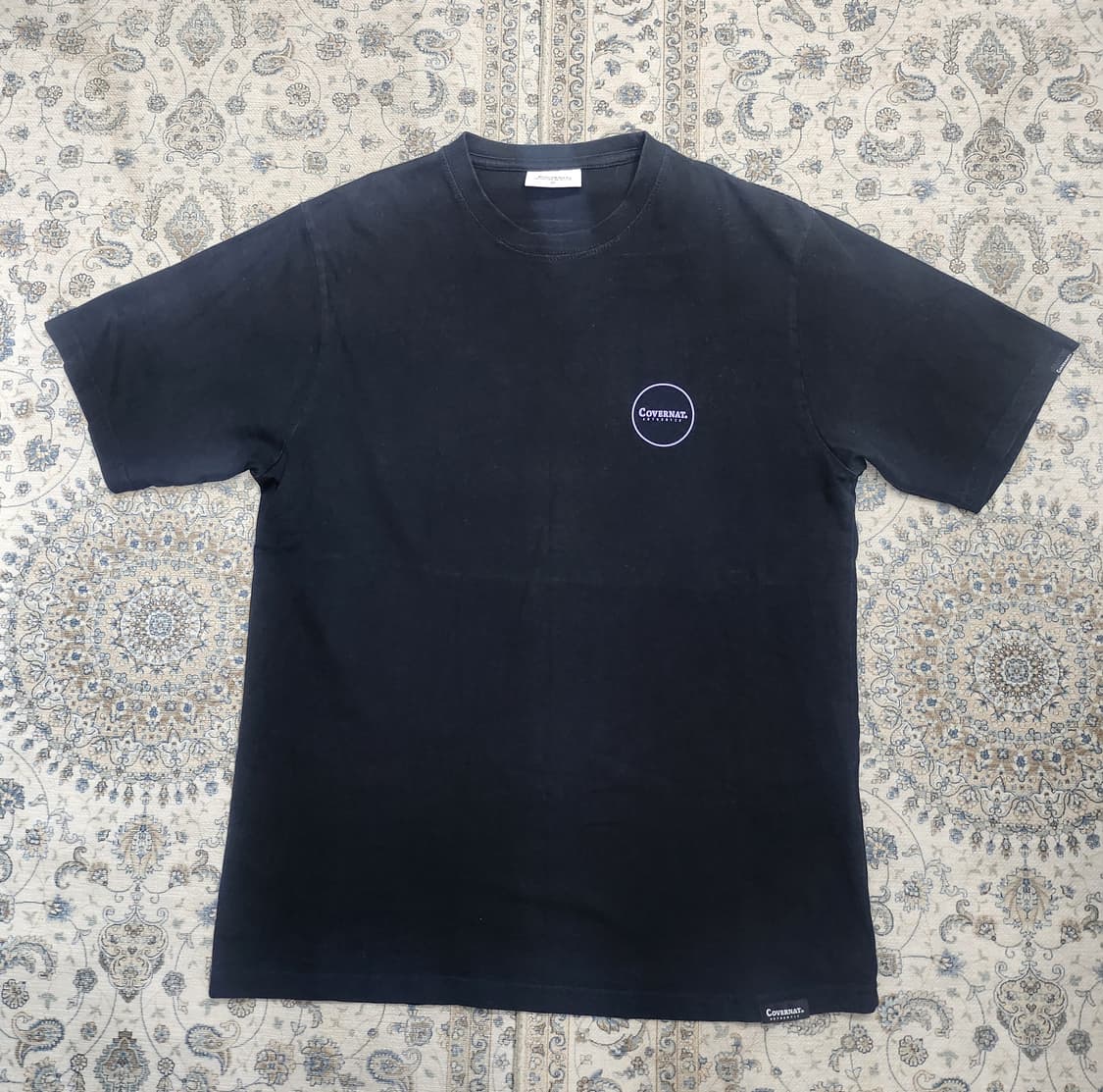 커버낫 블랙  로고 반팔티 L 상품이미지1