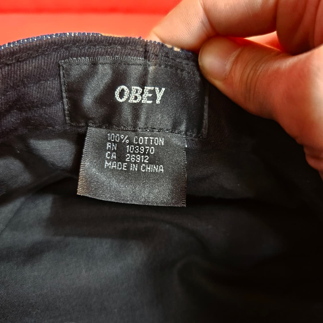 오베이(OBEY) 패터니즈 밀리터리 캡 Free 상품이미지5