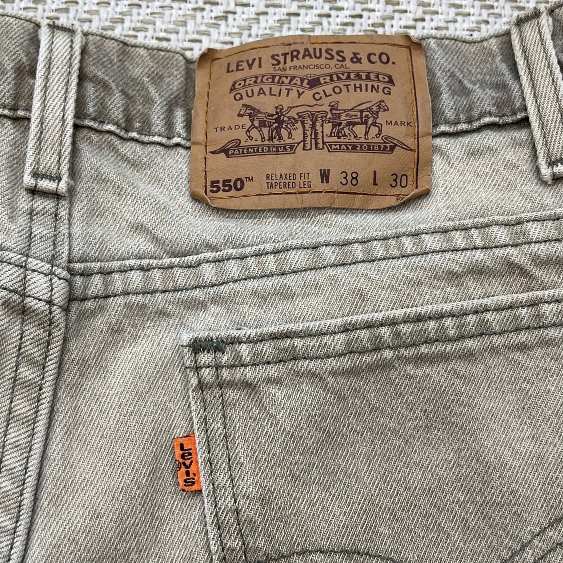 Usa리바이스 550 오렌지탭 팬츠 r2411 상품이미지6