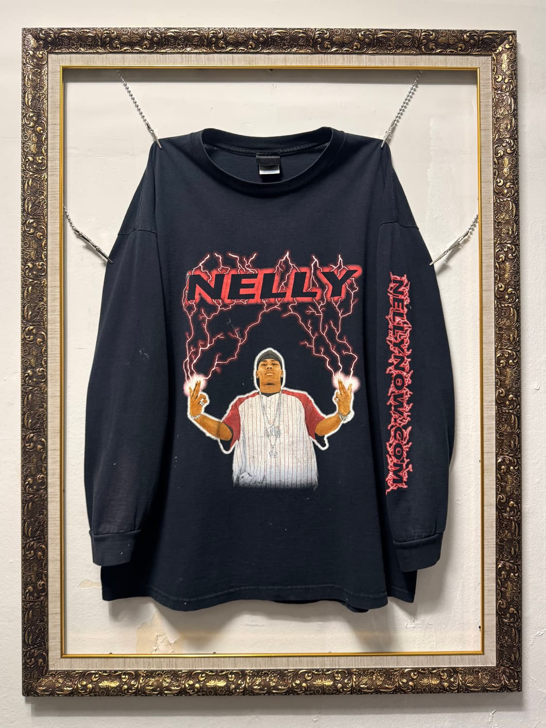 빈티지 00s NELLY Lightning Rap 롱 슬리브 상품이미지1