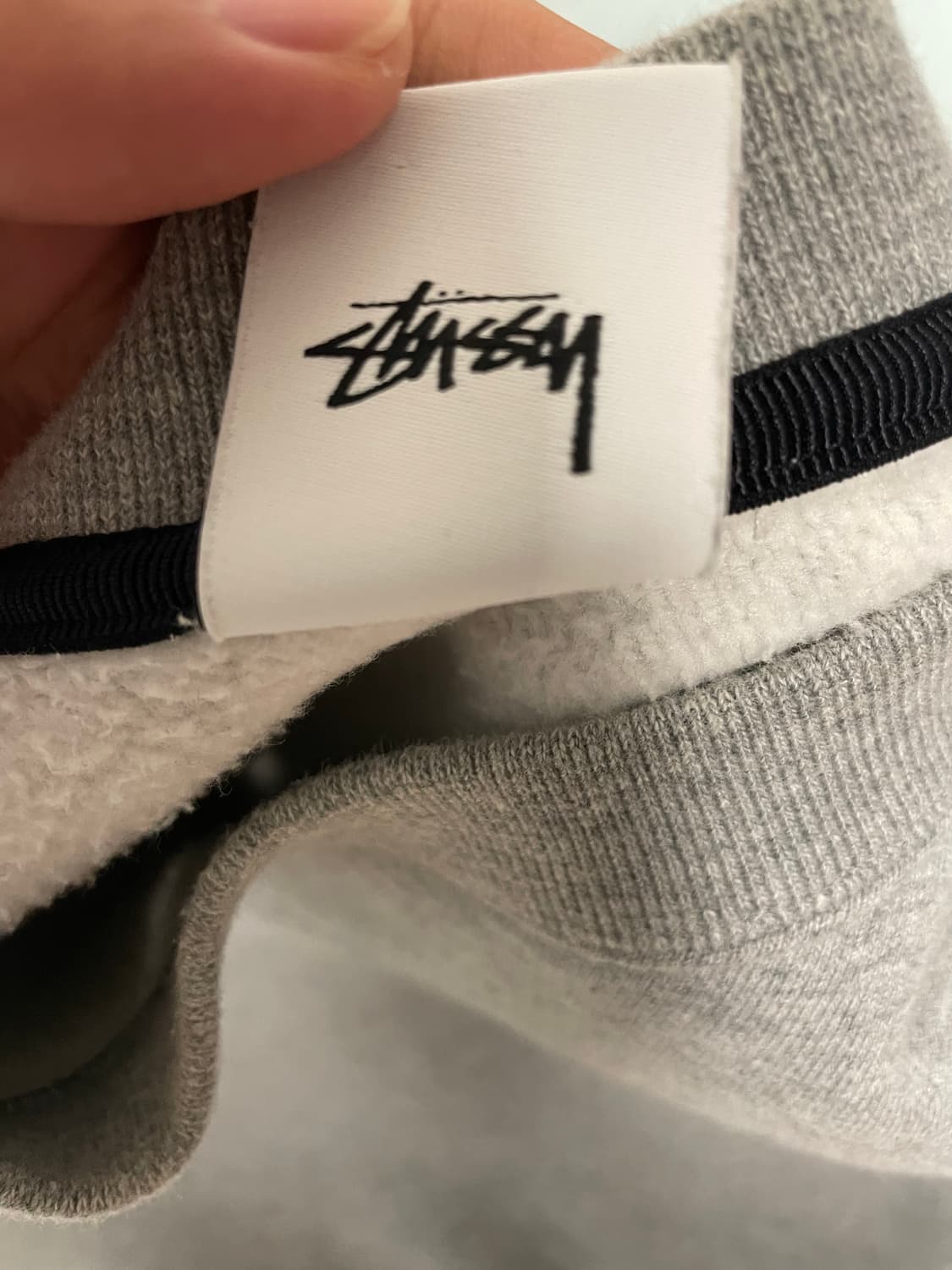 Nike x Stussy NRG 다크 그레이 헤더 맨투맨 상품이미지5