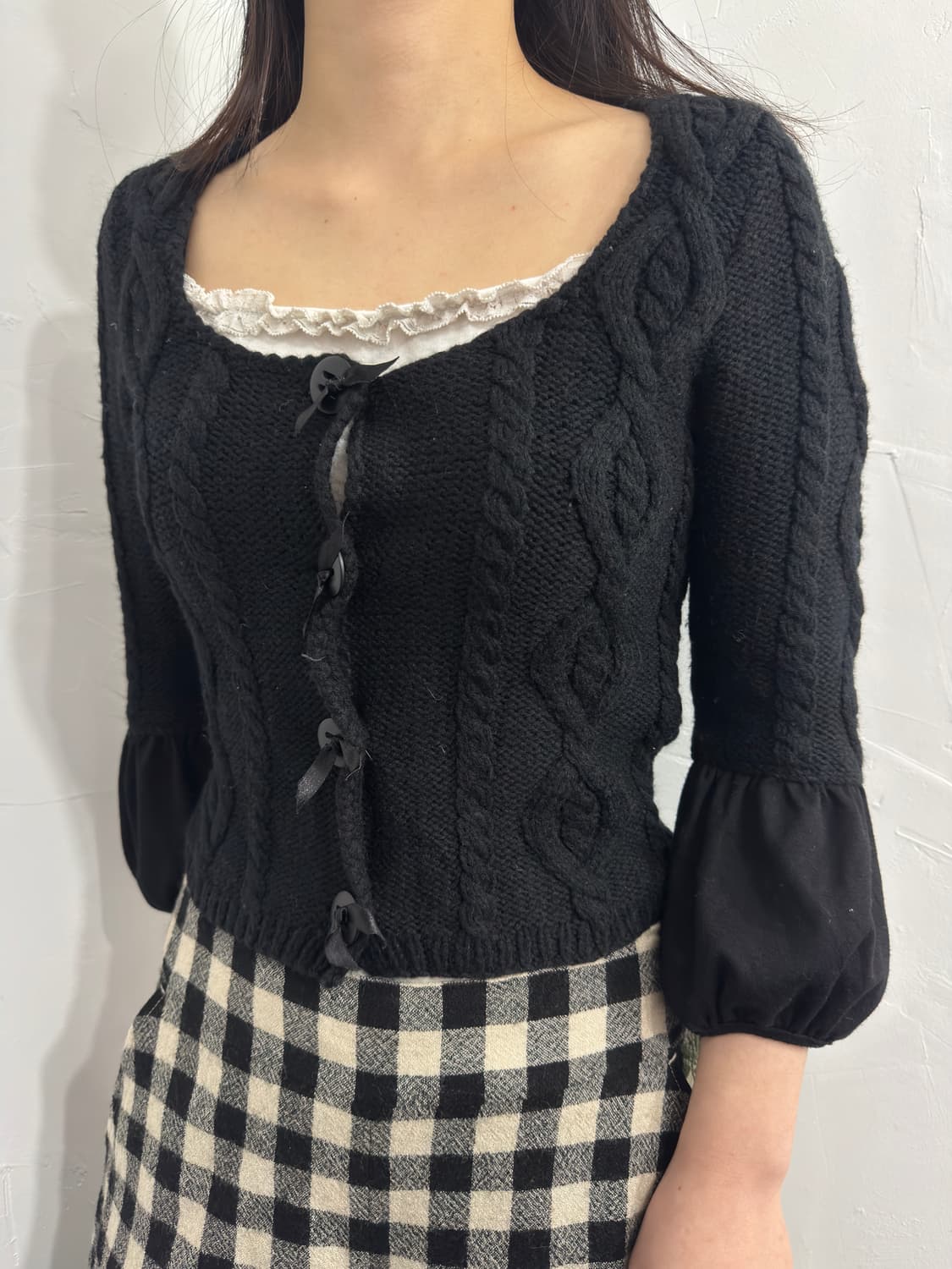 comme ca ism puff cardigan 상품이미지1