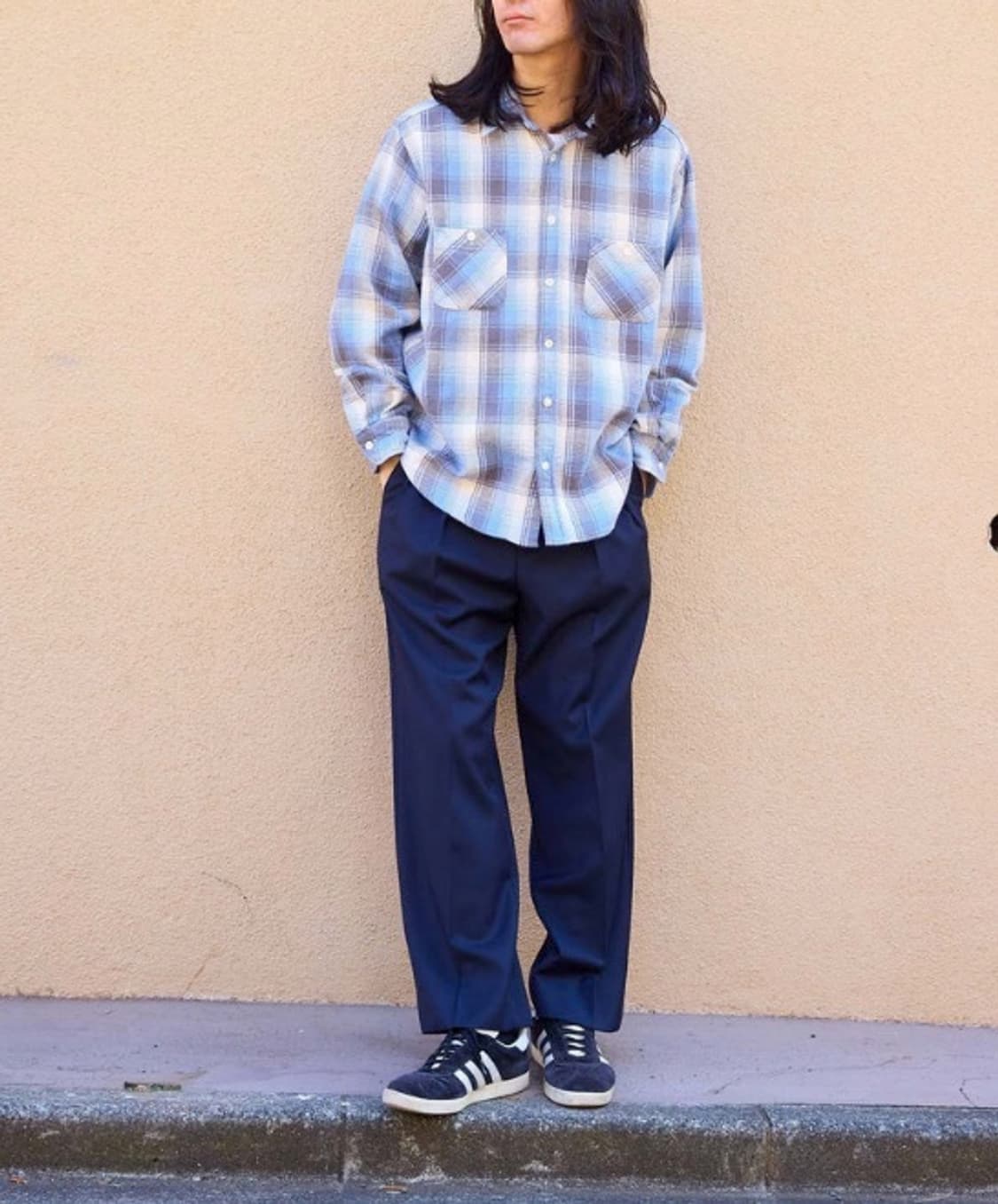 [46]cantate rough 플란넬 셔츠 칸타테 상품이미지4