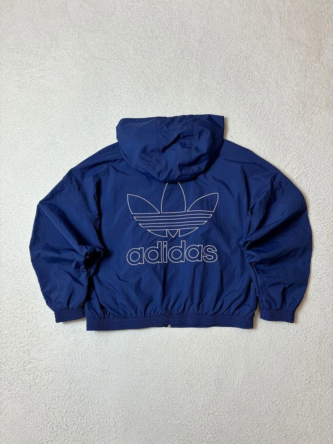 아디다스 크롭 우븐 빅로고 후디 자켓 PN6724 상품이미지1