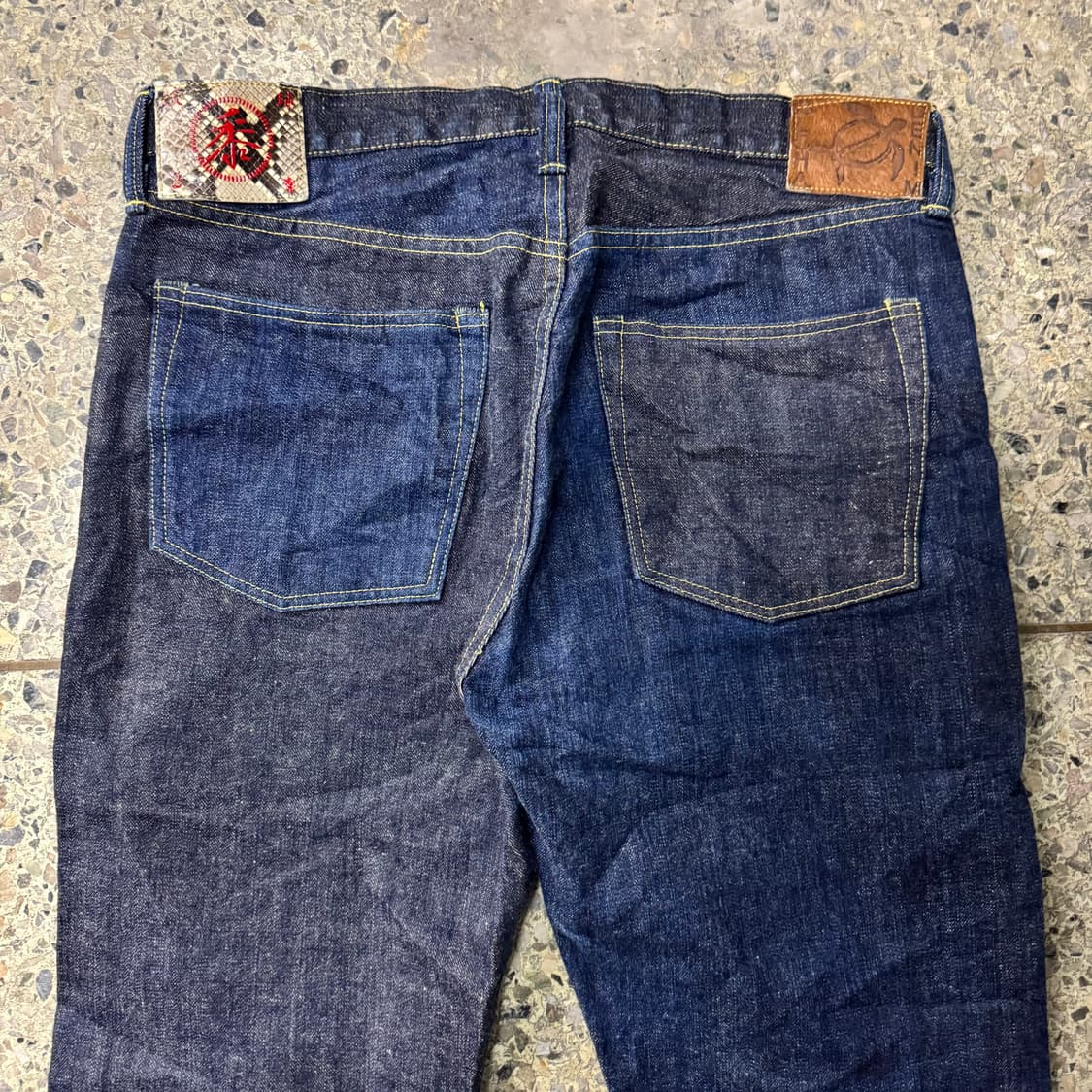 [38] Sugar Cane Aloha Denim 셀비지 투톤 팬츠 상품이미지4