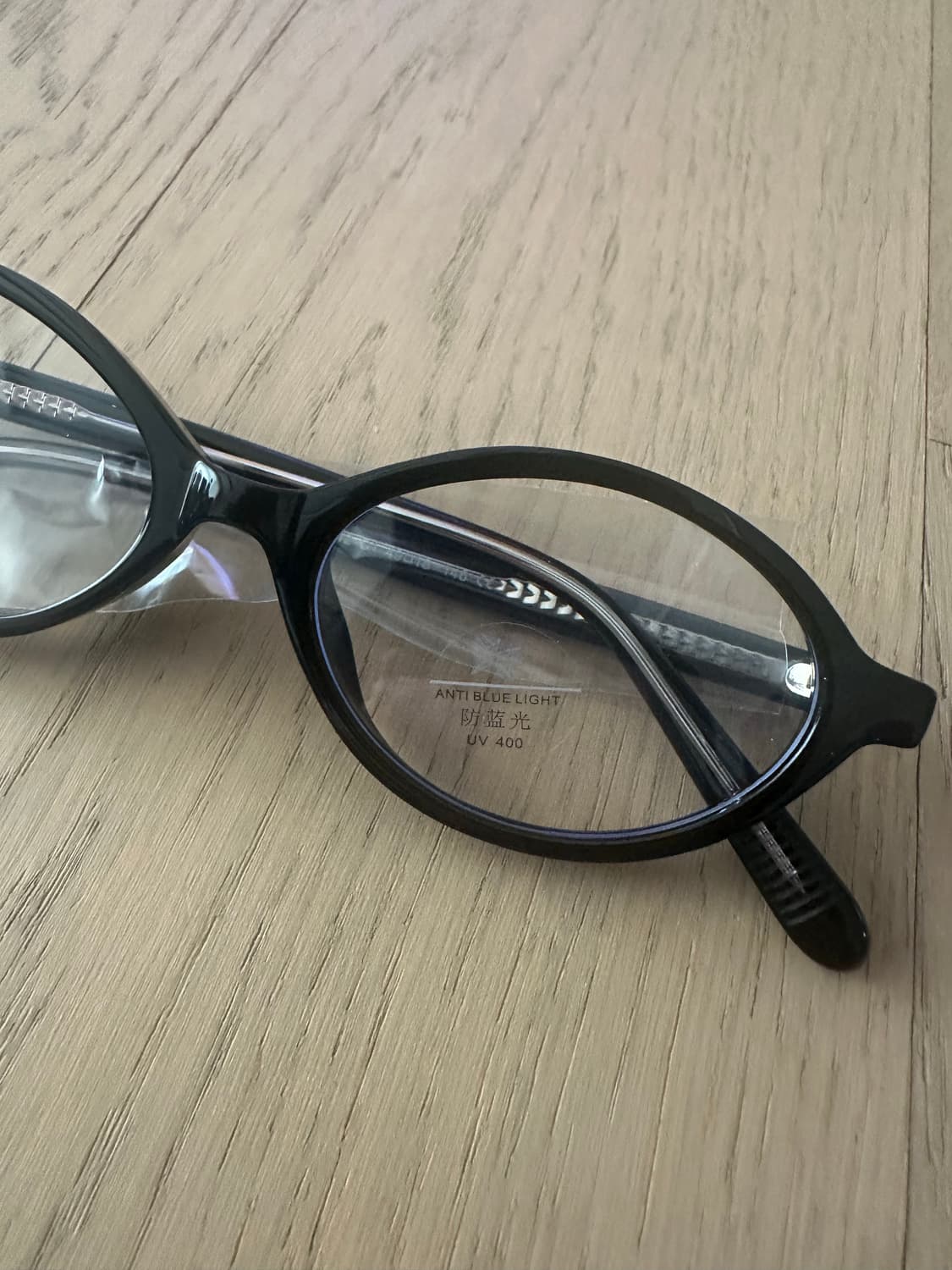 Y2K 블랙 라운드 안경 상품이미지1