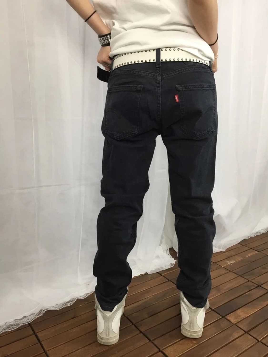 Levi’s 512 Black Slim Taper Jeans 상품이미지3