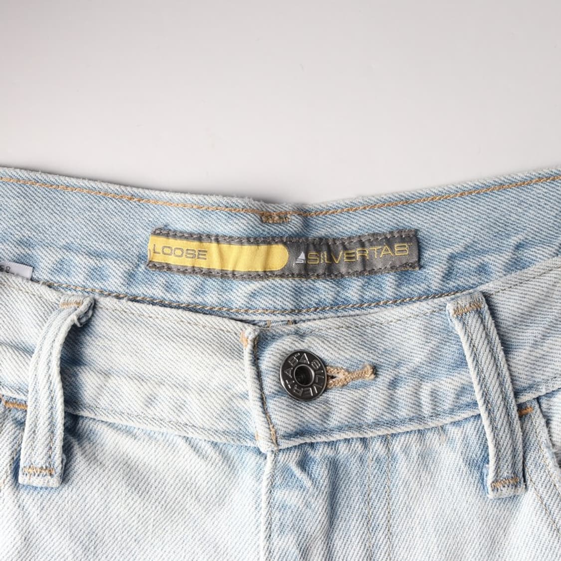리바이스 실버탭 LOOSE 연청 데님 팬츠 상품이미지6