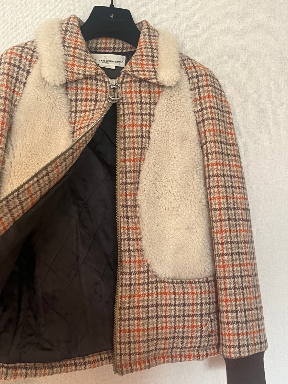 골든구스 해리스 트위드 패딩 자켓 상품이미지4