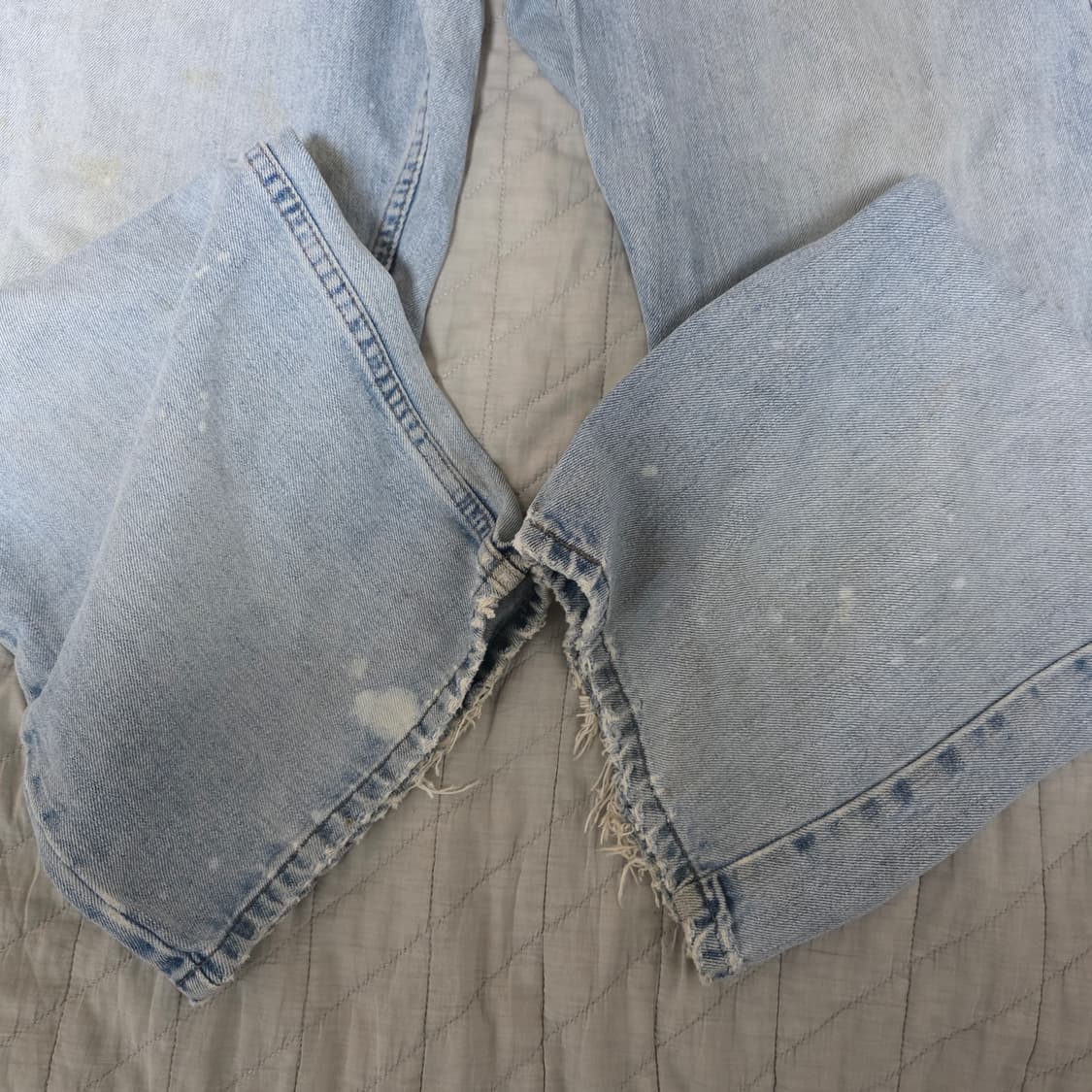 [40X32] 90s 리바이스 실버탭 연청 스트레이트 루즈핏 - 퍽쿨 상품이미지4