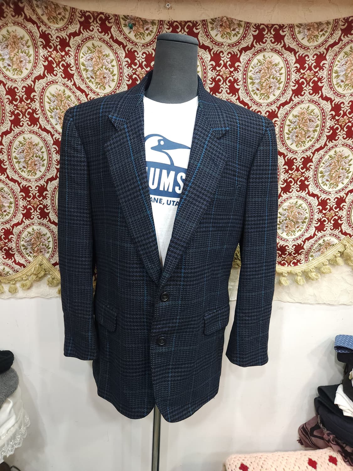 입생로랑 90s YSL 하운드투스 체크 블레이저

 상품이미지1