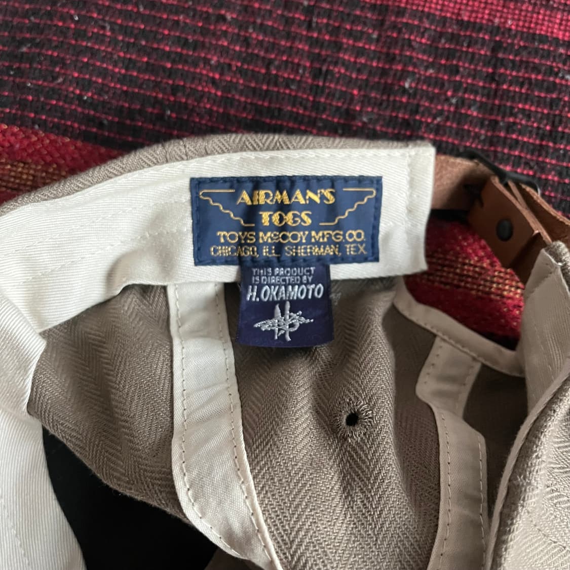 토이즈 맥코이 코튼 헤링본 로고 캡 TOYS McCOY 상품이미지5