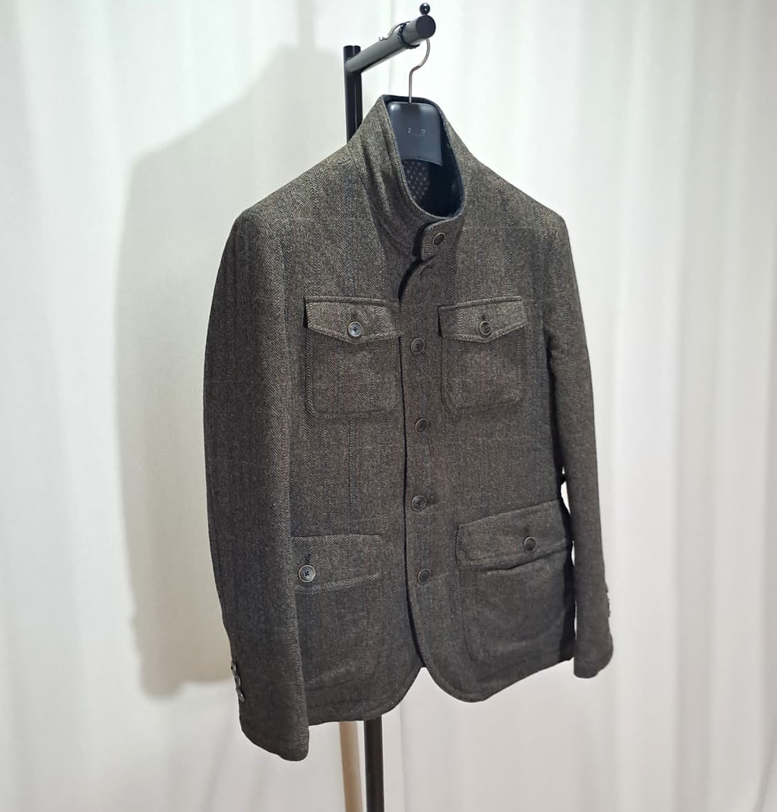 (택포) 코오롱시리즈 울100% 유틸리티 포켓 자켓 95-100 B716 상품이미지2