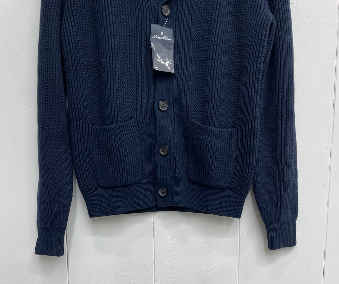 브룩스 브라더스 레드 플리스 숄칼라 니트 가디건 상품이미지6