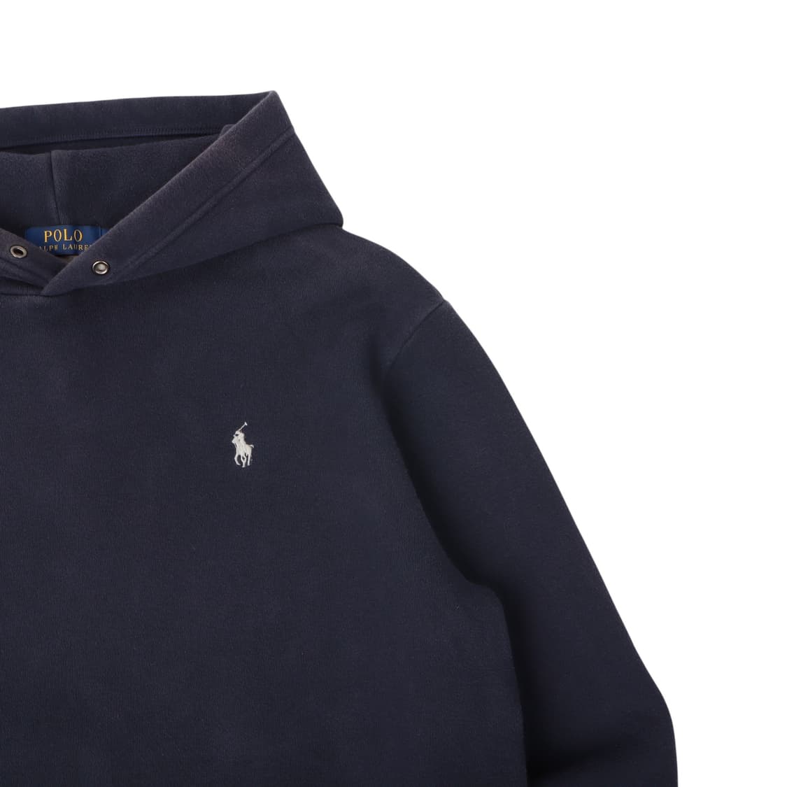 폴로 랄프로렌 QR 네이비 플리스라이닝 후드티 상품이미지3