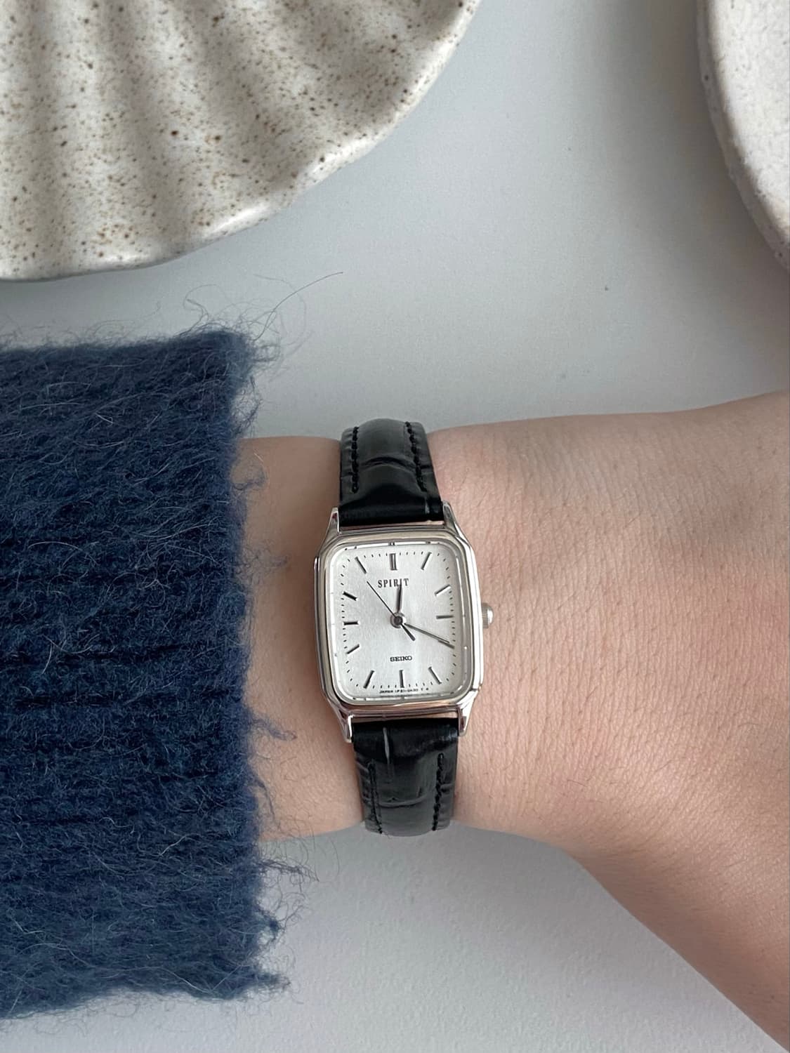 Seiko 세이코 spirit 스피릿 스퀘어 실버 쿼츠 상품이미지10