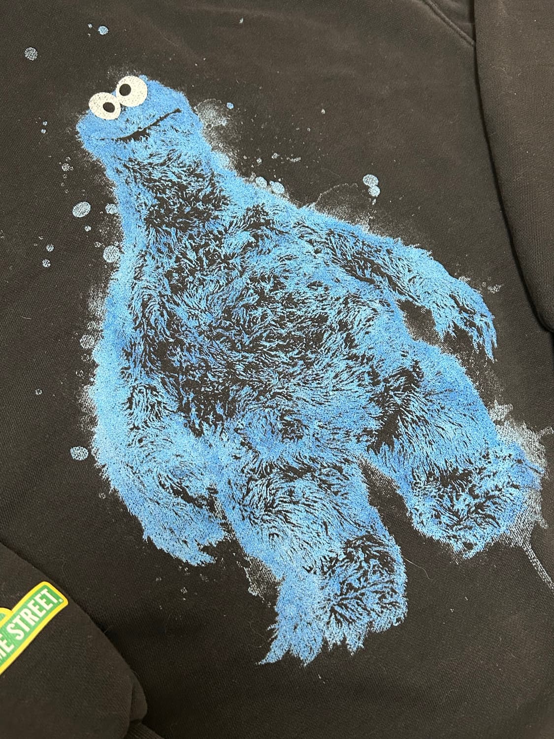 아크메드라비 쿠키몬스터 프린팅 후드티 상품이미지4