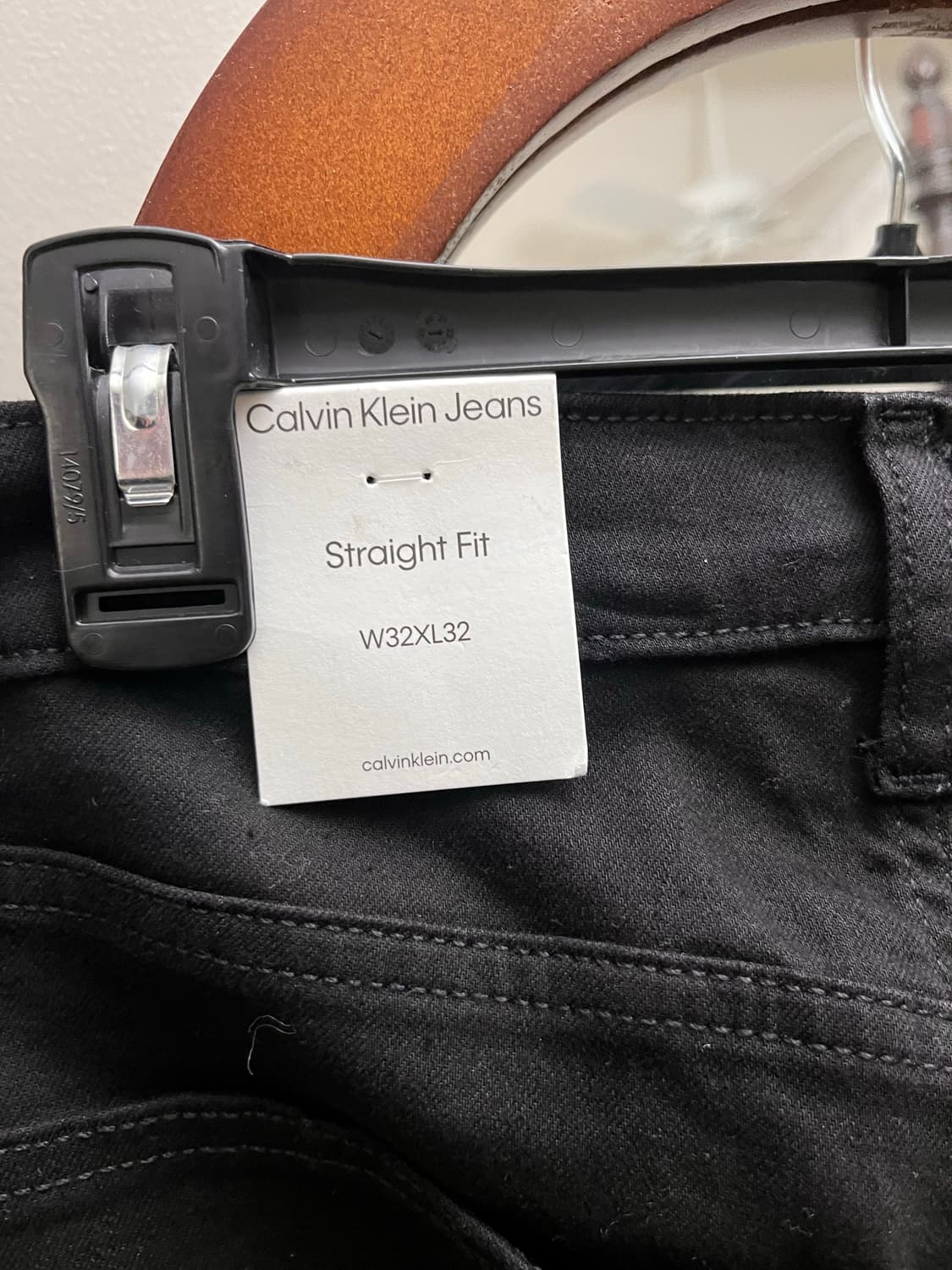 [미국 직배송/32*32] 캘빈클라인 하이스트레치 스트레이트 핏 블랙 상품이미지5