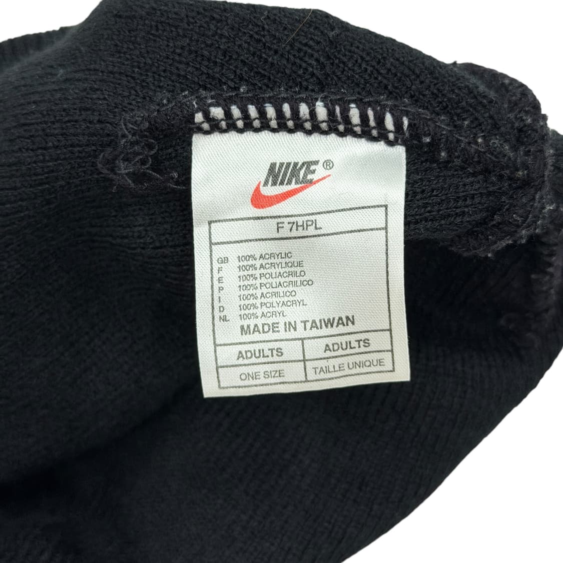 나이키 올드스쿨 스우시 비니 모자 블랙 상품이미지4