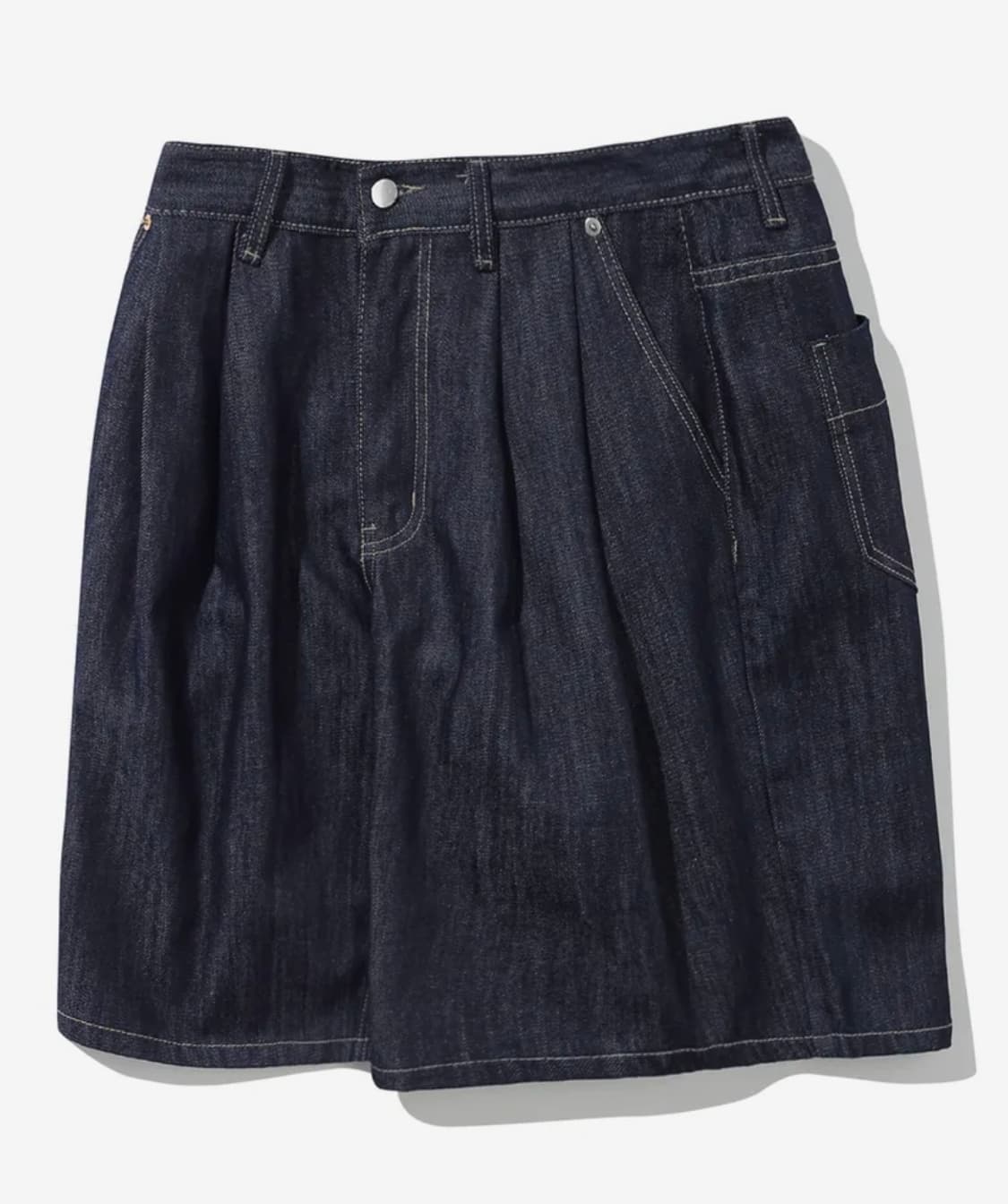 트릴리온 투턱 버뮤다 데님 쇼츠 (무료배송) 상품이미지1