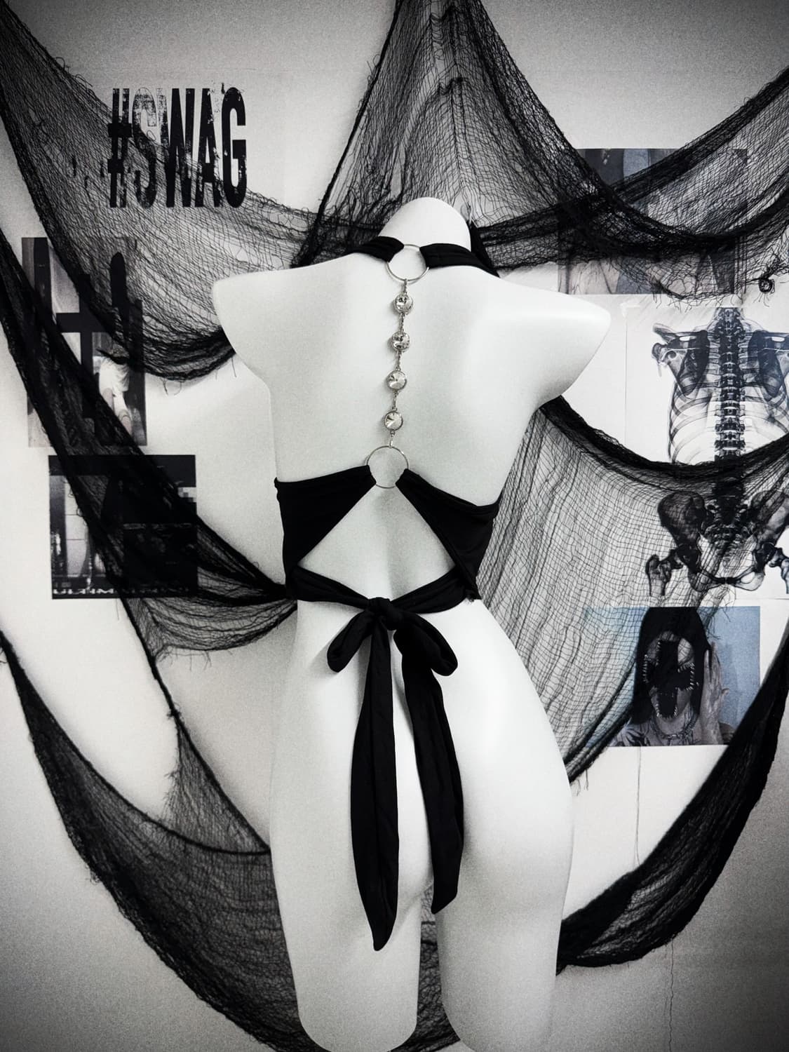 00s jewerly ring halterneck sleeveless 상품이미지1