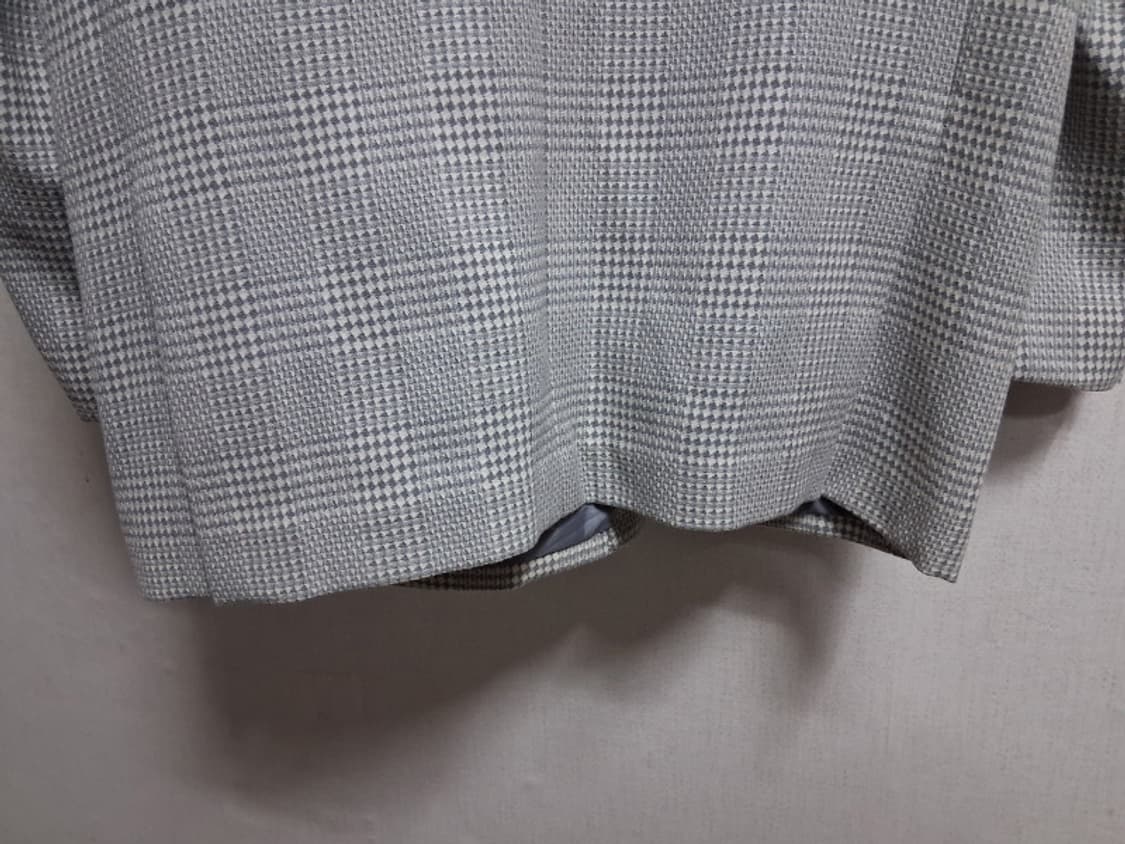 일본빈티지 AVENUEFOCH 남성 100%울 춘추 그레이체크 더블쟈켓1 상품이미지8