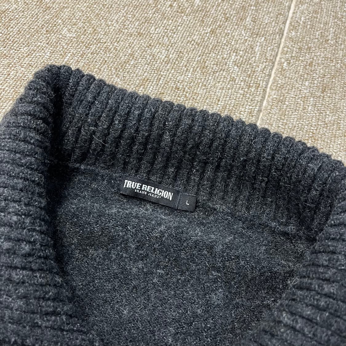 트루릴리젼 투웨이 니트집업 상품이미지6